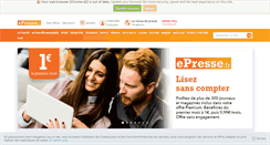 Desktop Screenshot of epresse.fr