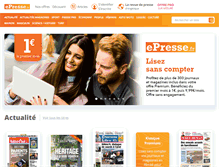 Tablet Screenshot of epresse.fr